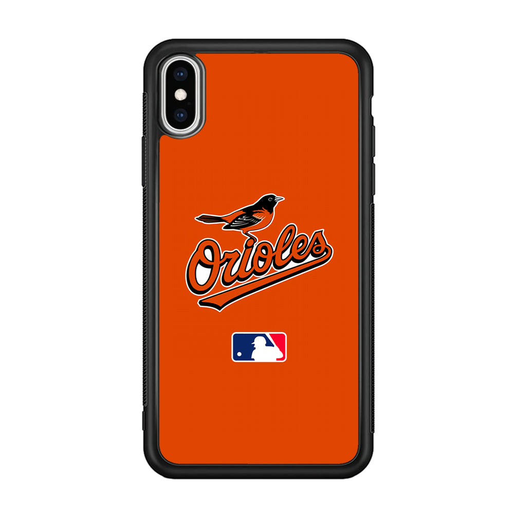 Baltimore Orioles MLB Team iPhone Xs Max Case
