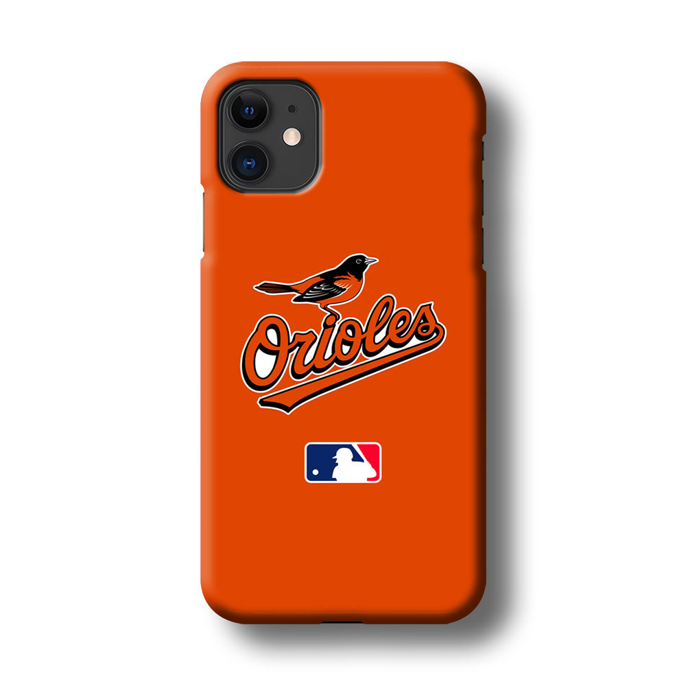 Baltimore Orioles MLB Team iPhone 11 Case