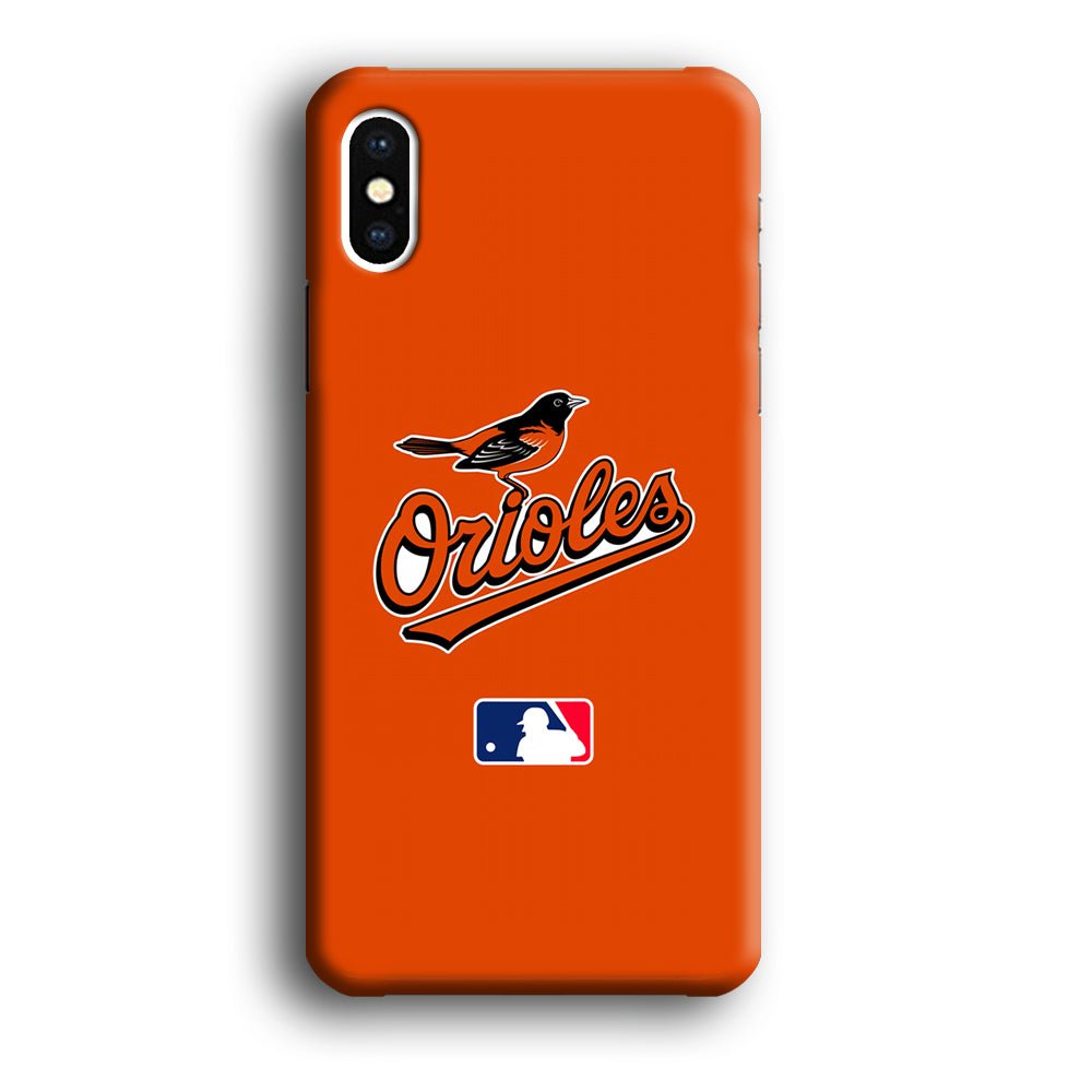 Baltimore Orioles MLB Team iPhone Xs Max Case