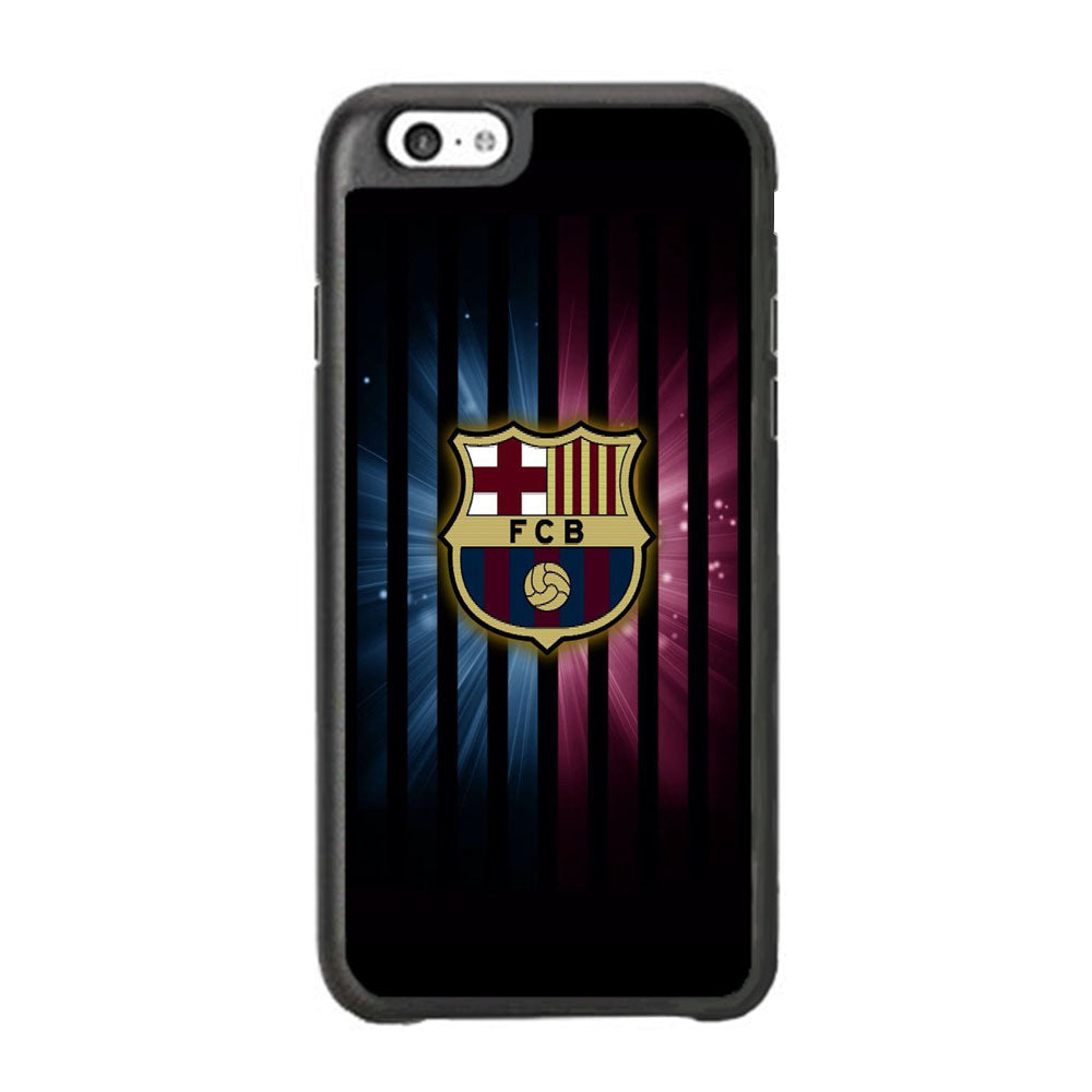 Barcelona Emblem Stripe Black iPhone 6 Plus | 6s Plus Case