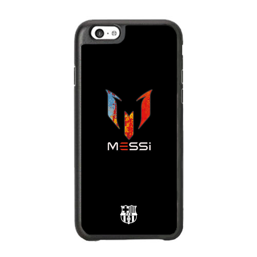 Barcelona Messi Logo Splash Colour iPhone 6 Plus | 6s Plus Case