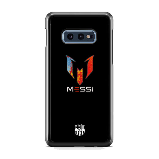 Barcelona Messi Logo Splash Colour Samsung Galaxy 10e Case