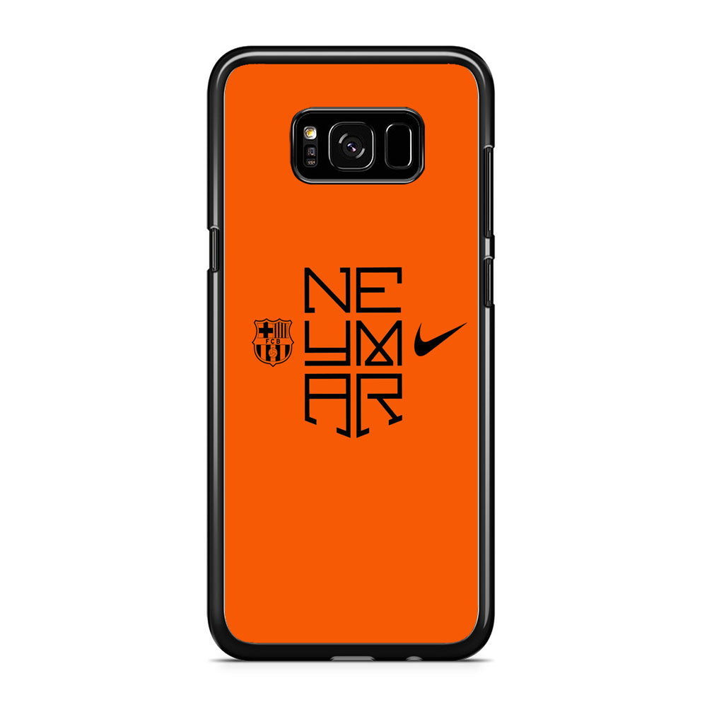 Barcelona Neymar Logo Orange Samsung Galaxy S8 Plus Case
