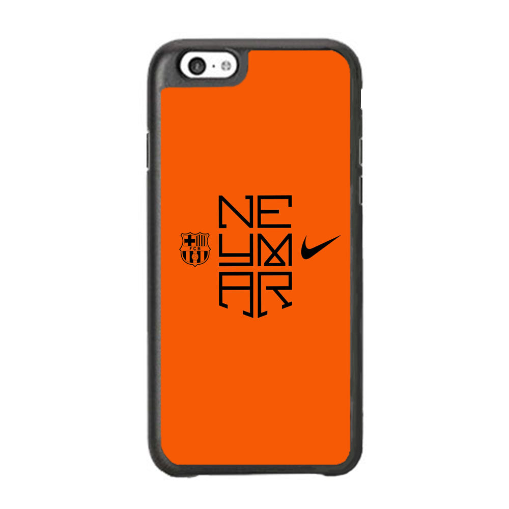 Barcelona Neymar Logo Orange iPhone 6 Plus | 6s Plus Case