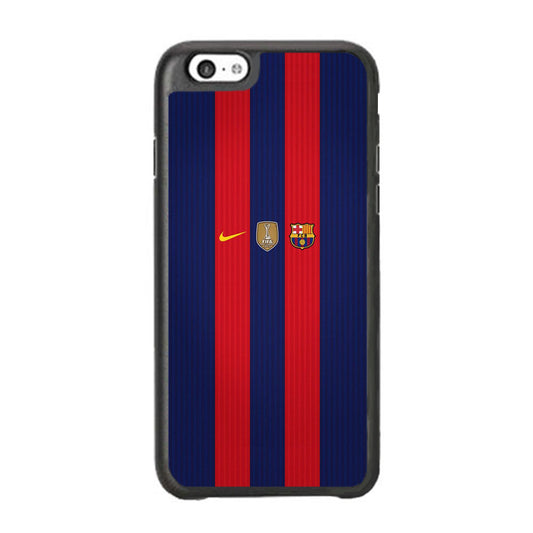 Barcelona Stripe Jersey Three Logo iPhone 6 Plus | 6s Plus Case