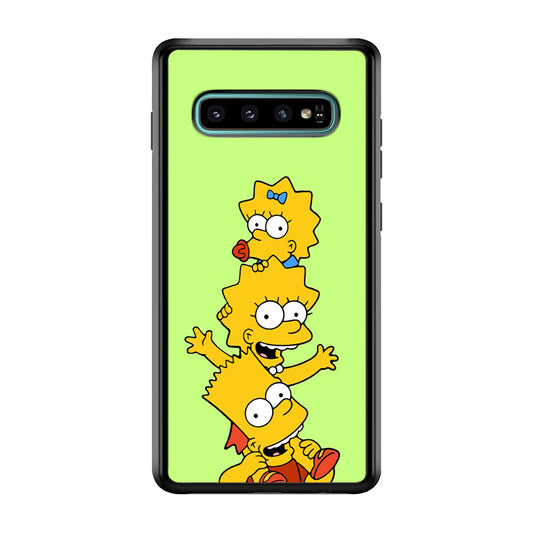 Bart and Sister Samsung Galaxy S10 Plus Case