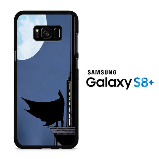 Batman And The Moon Samsung Galaxy S8 Plus Case