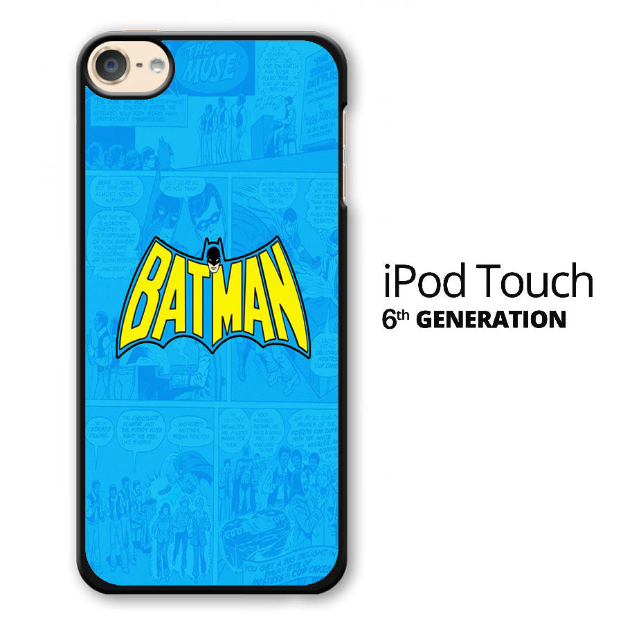 Batman Comic Background iPod Touch 6 Case - Ezzystore