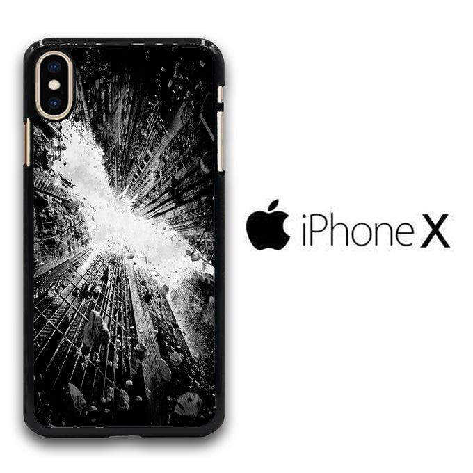 Batman Logo From Building iPhone X Case