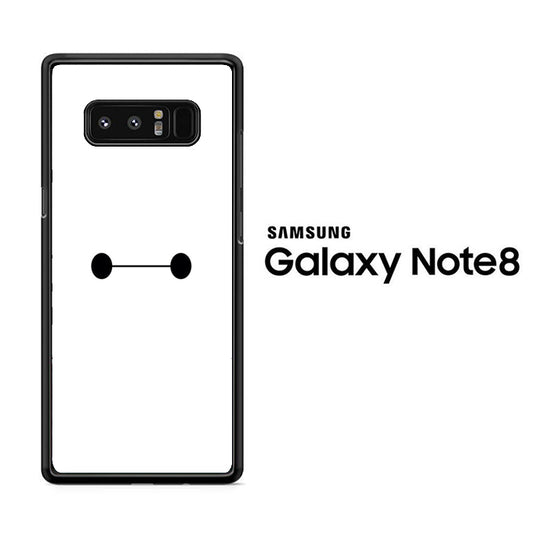 Bay Max White Eyes Samsung Galaxy Note 8 Case