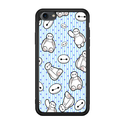 Big Hero 6 Baymax Stripe And Love iPhone 8 Case