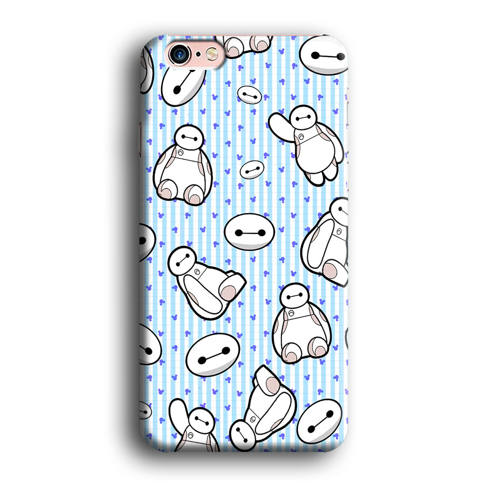Big Hero 6 Baymax Stripe And Love iPhone 6 | 6s Case