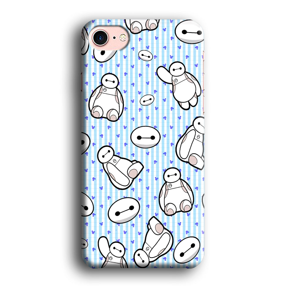 Big Hero 6 Baymax Stripe And Love iPhone 7 Case