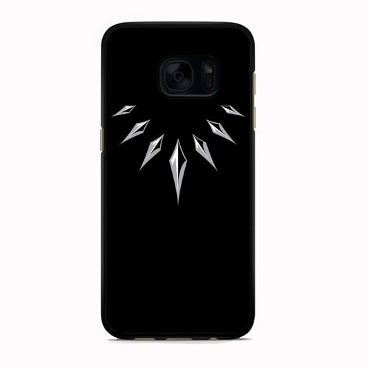 Black Panther Necklace Symbol Character Samsung Galaxy S7 Edge Case