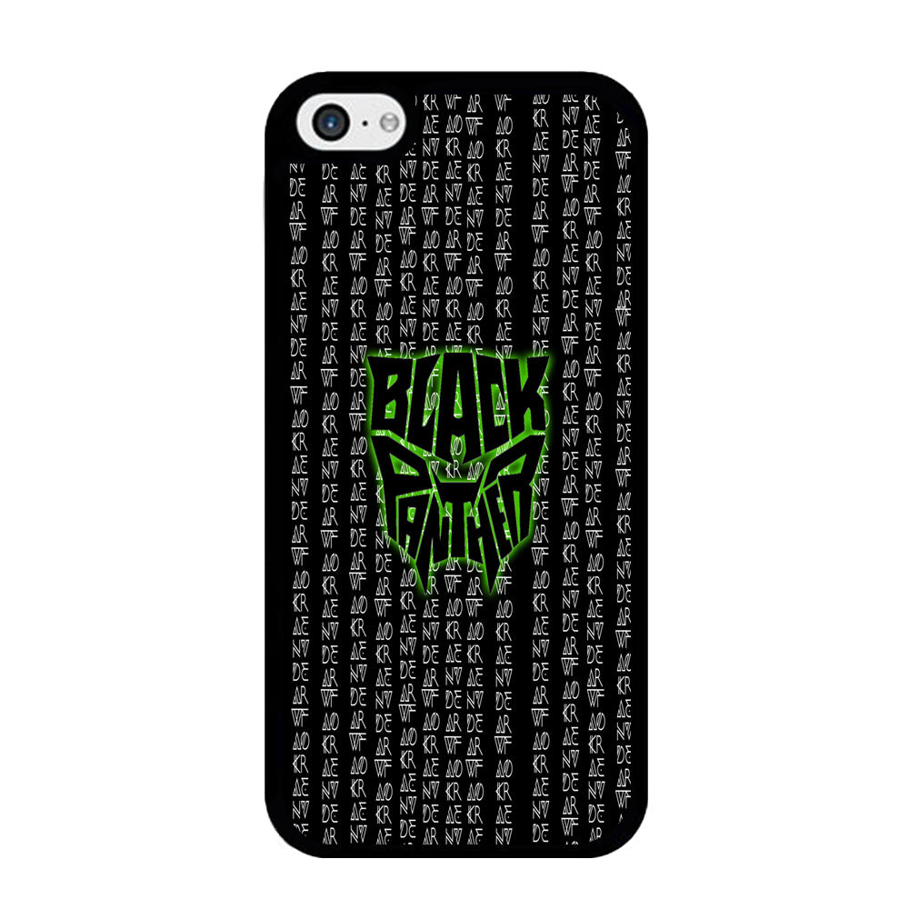Black Panther Wakanda Forever Matrix Style iPhone 5 | 5s Case - Ezzystore