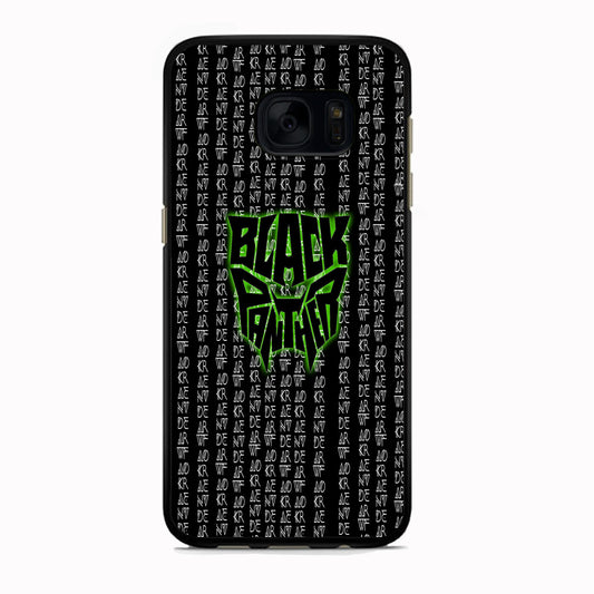 Black Panther Wakanda Forever Matrix Style Samsung Galaxy S7 Case