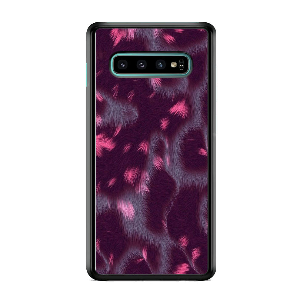 Body Hair Purple Camo Samsung Galaxy S10 Case