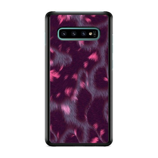 Body Hair Purple Camo Samsung Galaxy S10 Case
