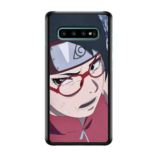 Boruto Sarada Uchiha Samsung Galaxy S10 Plus Case