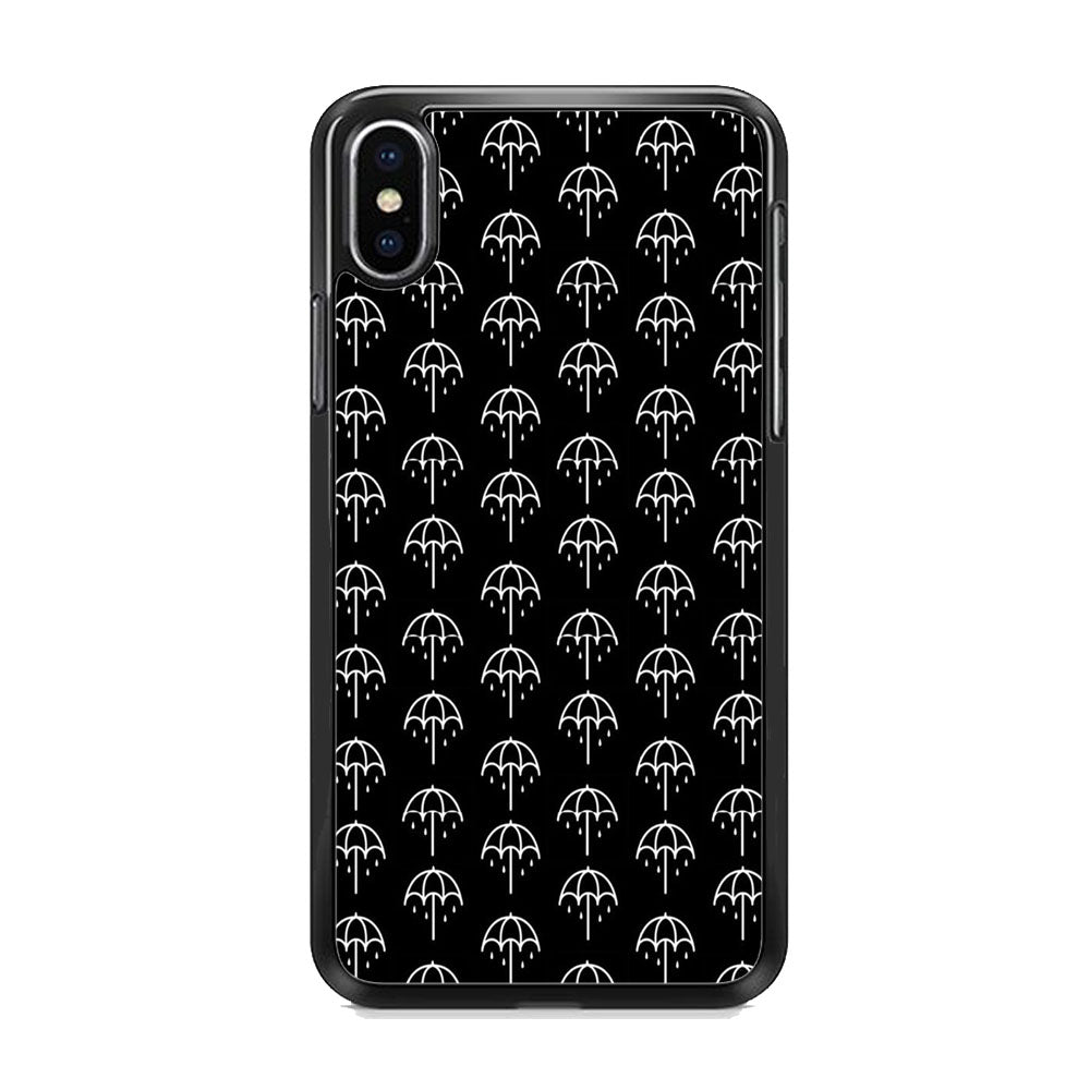 Bring Me The Horizon Black Umbrella Logo iPhone X Case