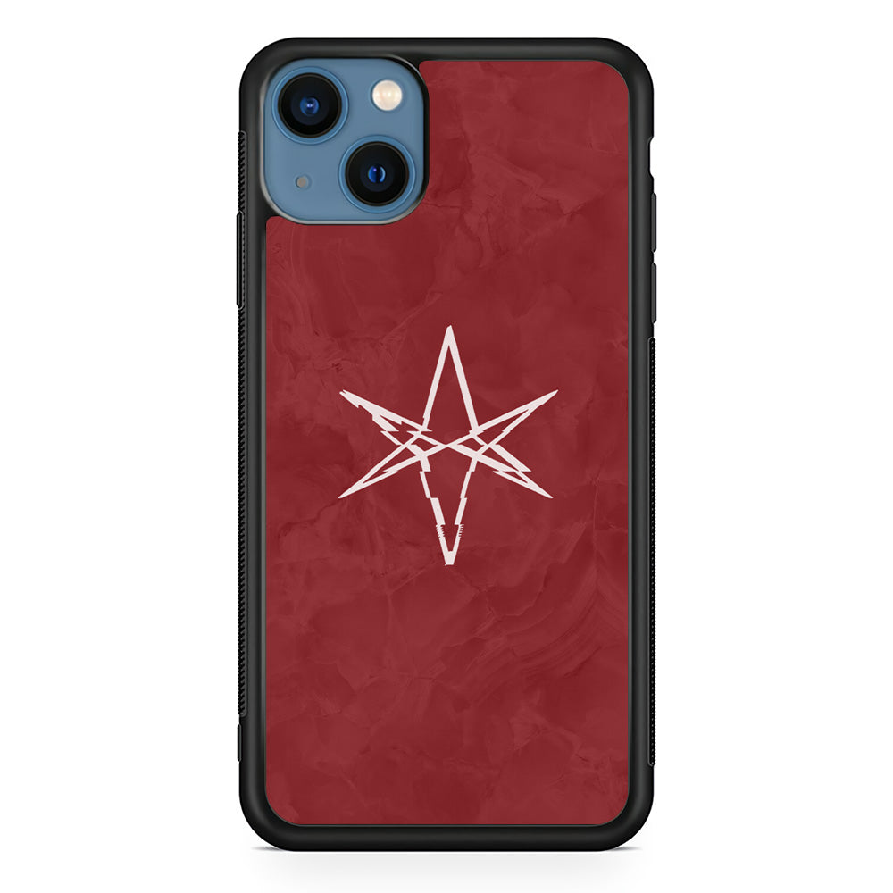 Bring Me The Horizon Maroon Marble iPhone 13 Case