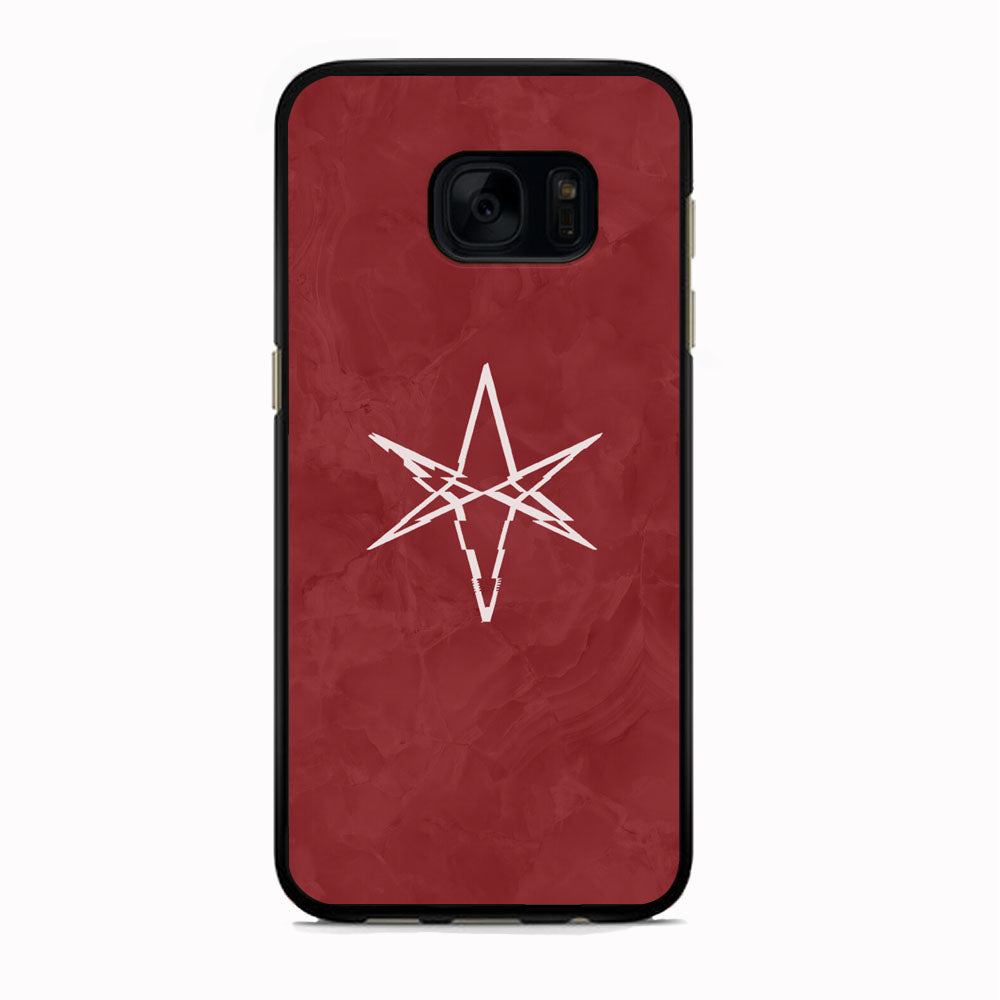 Bring Me The Horizon Maroon Marble Samsung Galaxy S7 Case