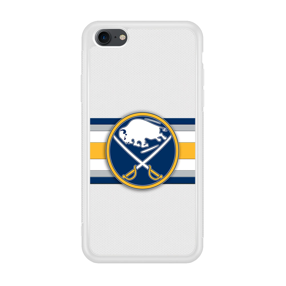 Buffalo Sabres Stripe Logo iPhone 8 Case
