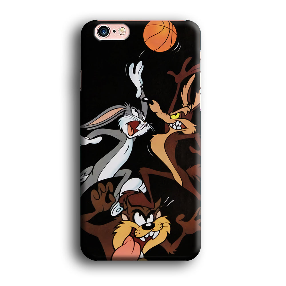 Bugs Bunny Coyote And Taz Playing Basketball iPhone 6 Plus | 6s Plus Case