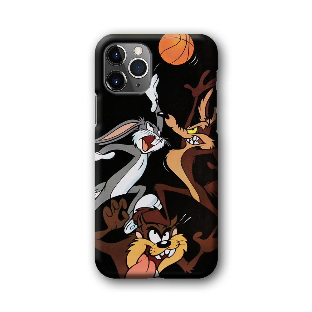 Bugs Bunny Coyote And Taz Playing Basketball iPhone 11 Pro Case