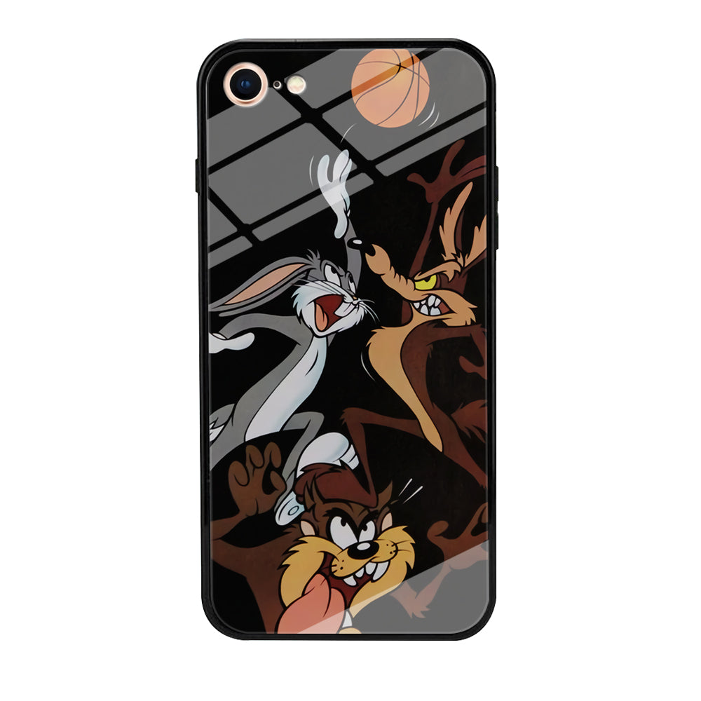 Bugs Bunny Coyote And Taz Playing Basketball iPhone 8 Case