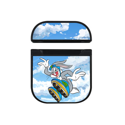 Bugs Bunny Roller Skating Hard Plastic Case Cover For Apple Airpods