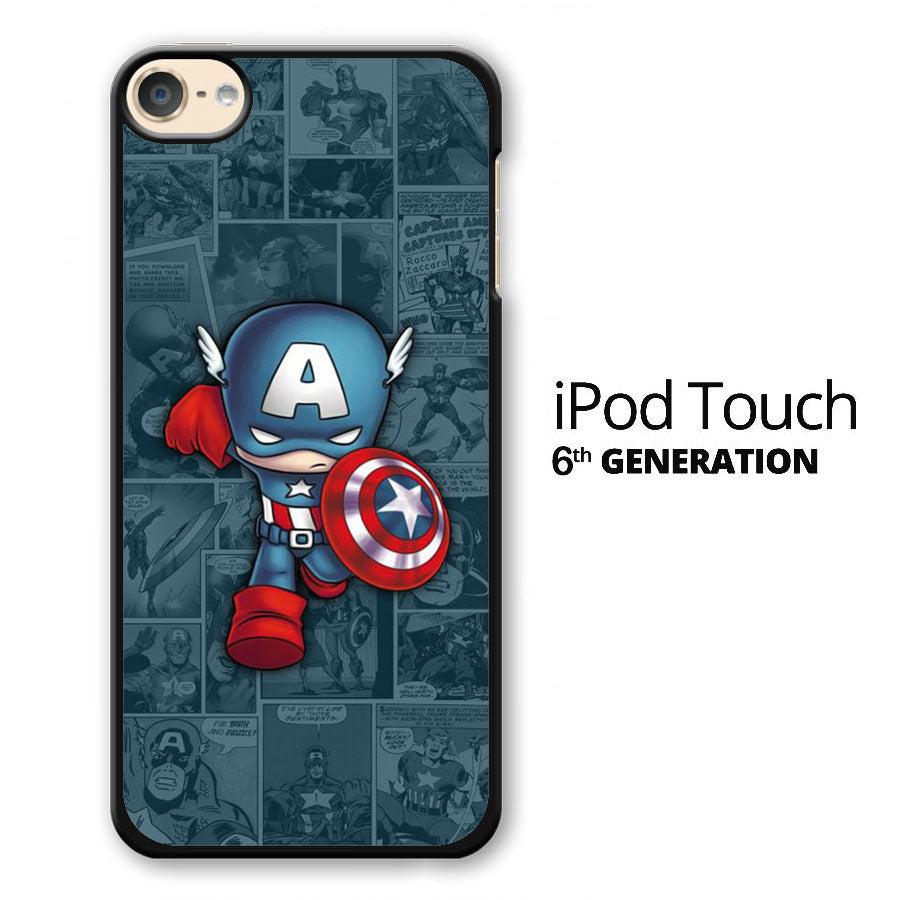 Captain America Comic iPod Touch 6 Case - Ezzystore