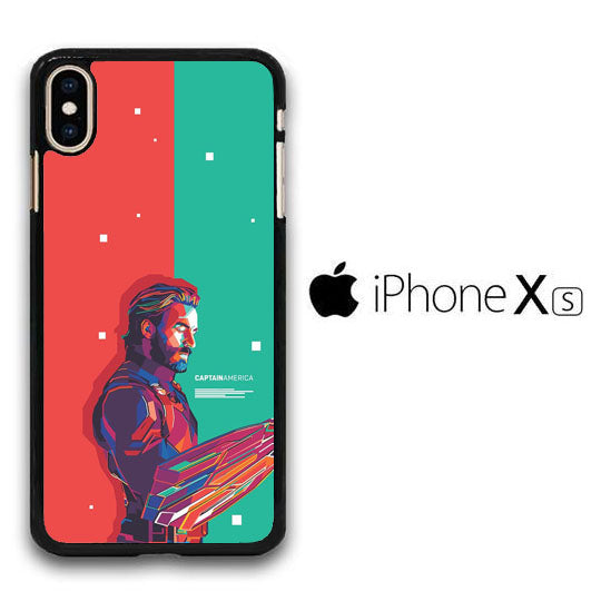 Captain America Red Green iPhone Xs Case