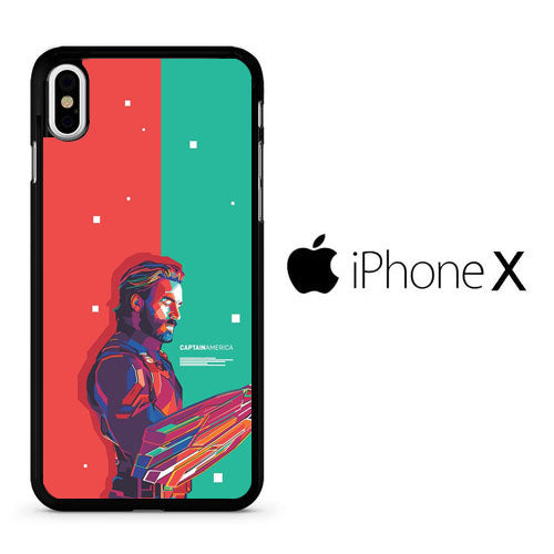 Captain America Red Green iPhone X Case