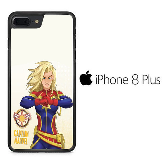 Captain Marvel Comic iPhone 8 Plus Case