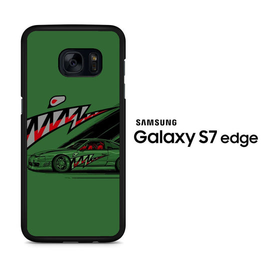 Car Green Shark Samsung Galaxy S7 Edge Case