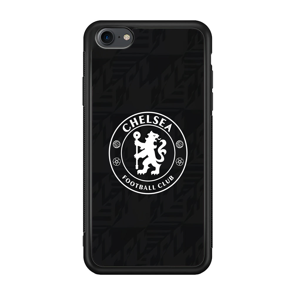 Chelsea FC Pattern of Jersey iPhone 8 Case