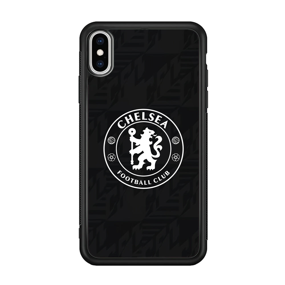 Chelsea FC Pattern of Jersey iPhone Xs Max Case