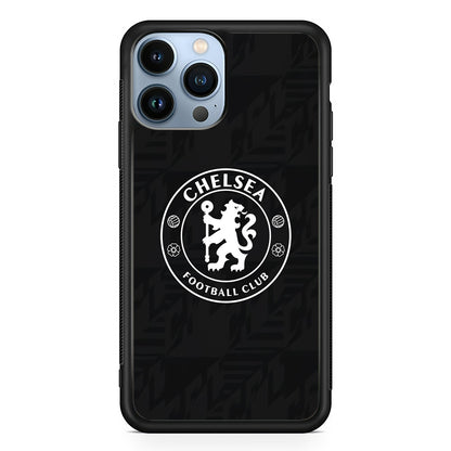 Chelsea FC Pattern of Jersey iPhone 13 Pro Case