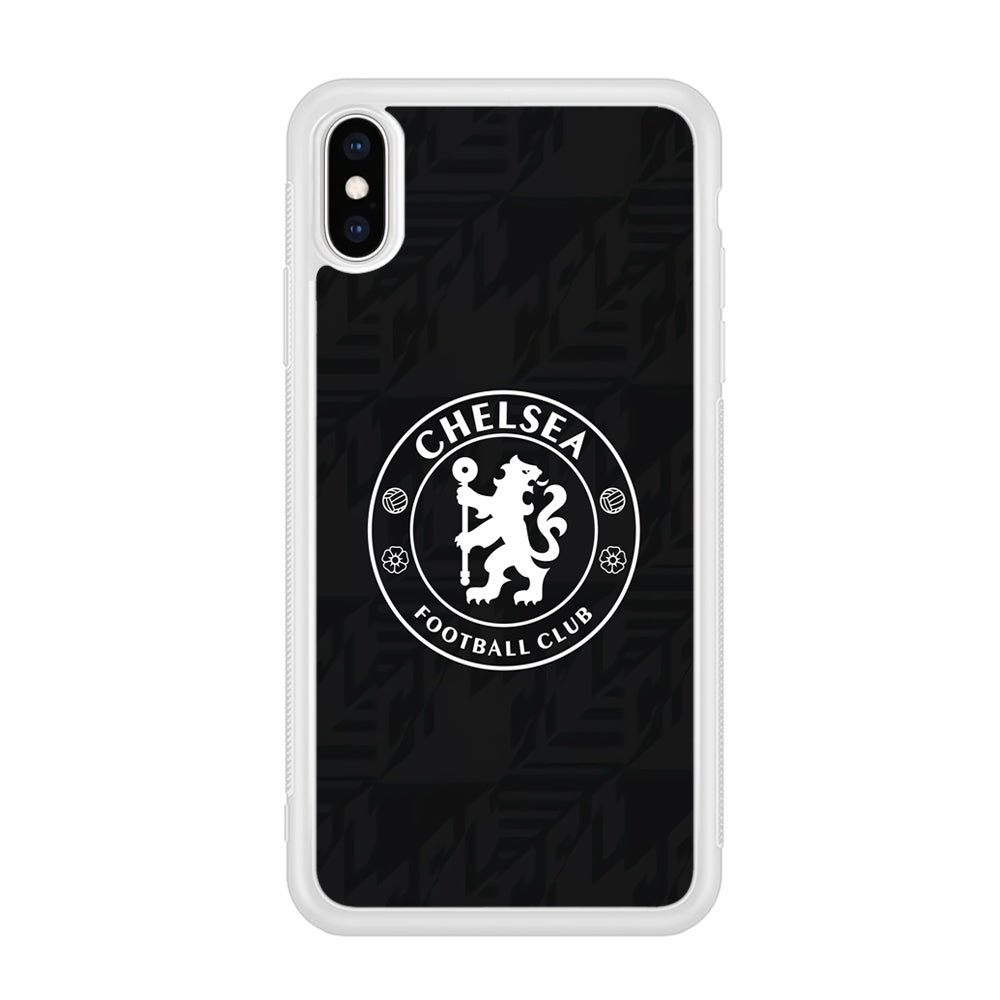 Chelsea FC Pattern of Jersey iPhone X Case