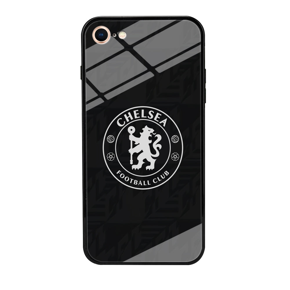 Chelsea FC Pattern of Jersey iPhone 8 Case