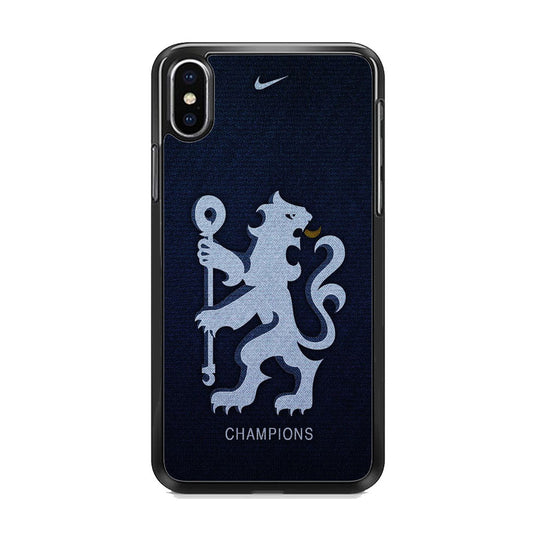 Chelsea FC Navy Champions iPhone Xs Max Case