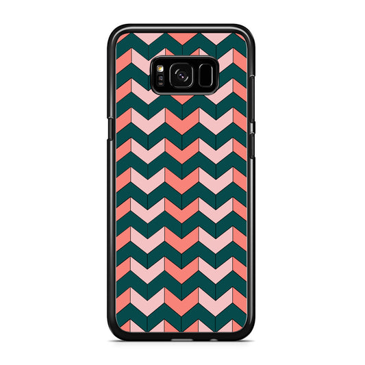 Chevron Arrow Soft And Green Colours Samsung Galaxy S8 Plus Case