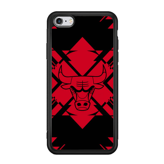 Chicago Bulls Aesthetic Shapes iPhone 6 Plus | 6s Plus Case