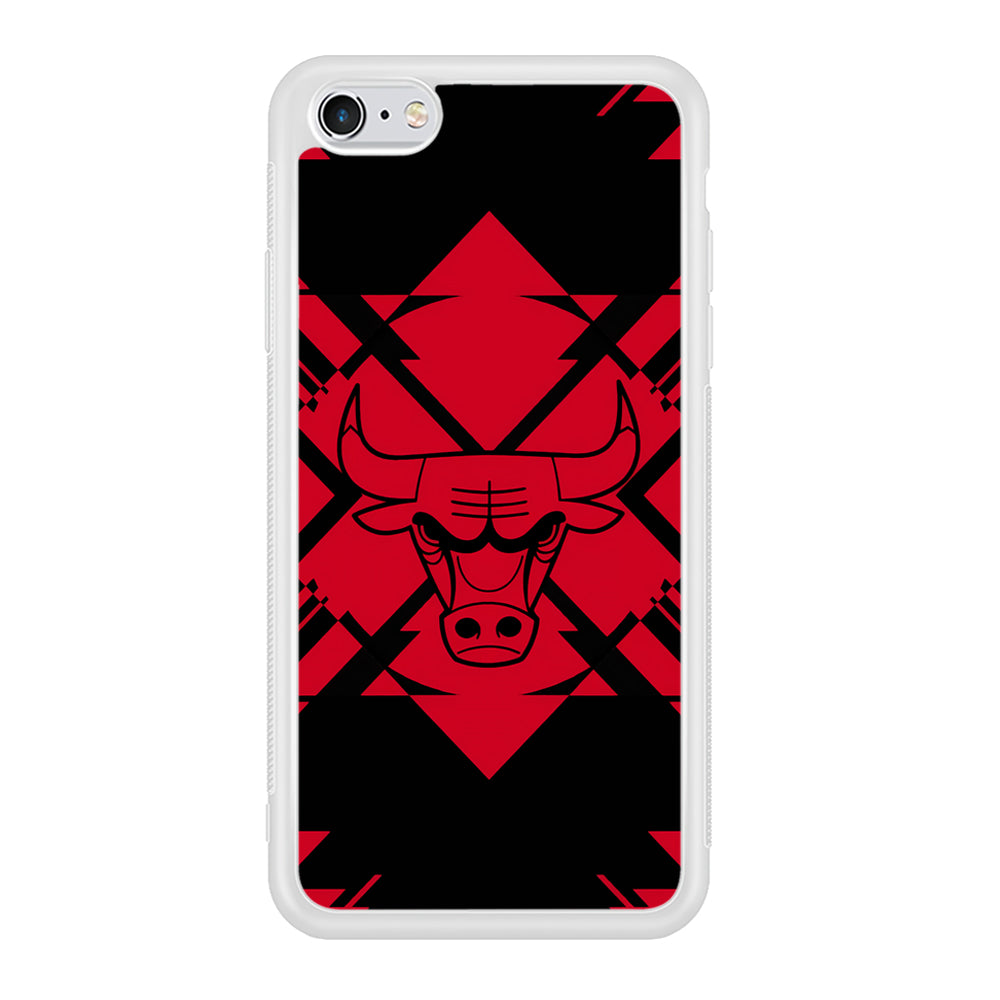 Chicago Bulls Aesthetic Shapes iPhone 6 Plus | 6s Plus Case