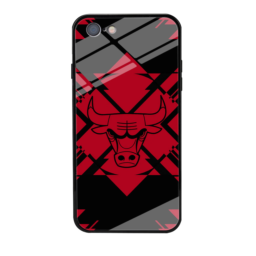Chicago Bulls Aesthetic Shapes iPhone 6 Plus | 6s Plus Case