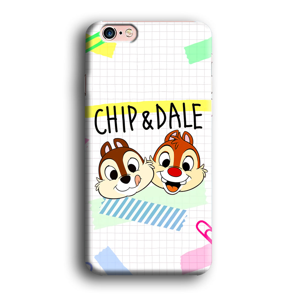 Chip And Dale Paper Clip Aesthetic iPhone 6 Plus | 6s Plus Case