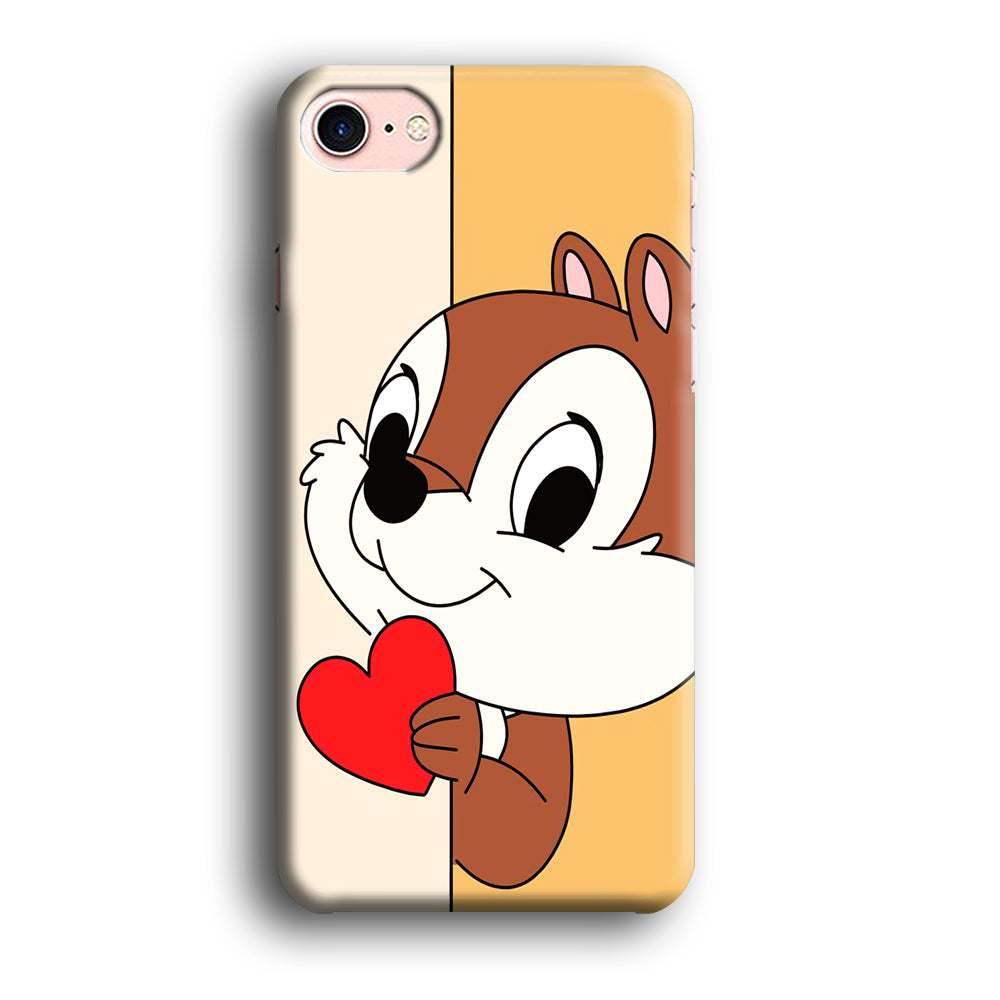 Chip Character Give Love Chip And Dale iPhone 8 Case