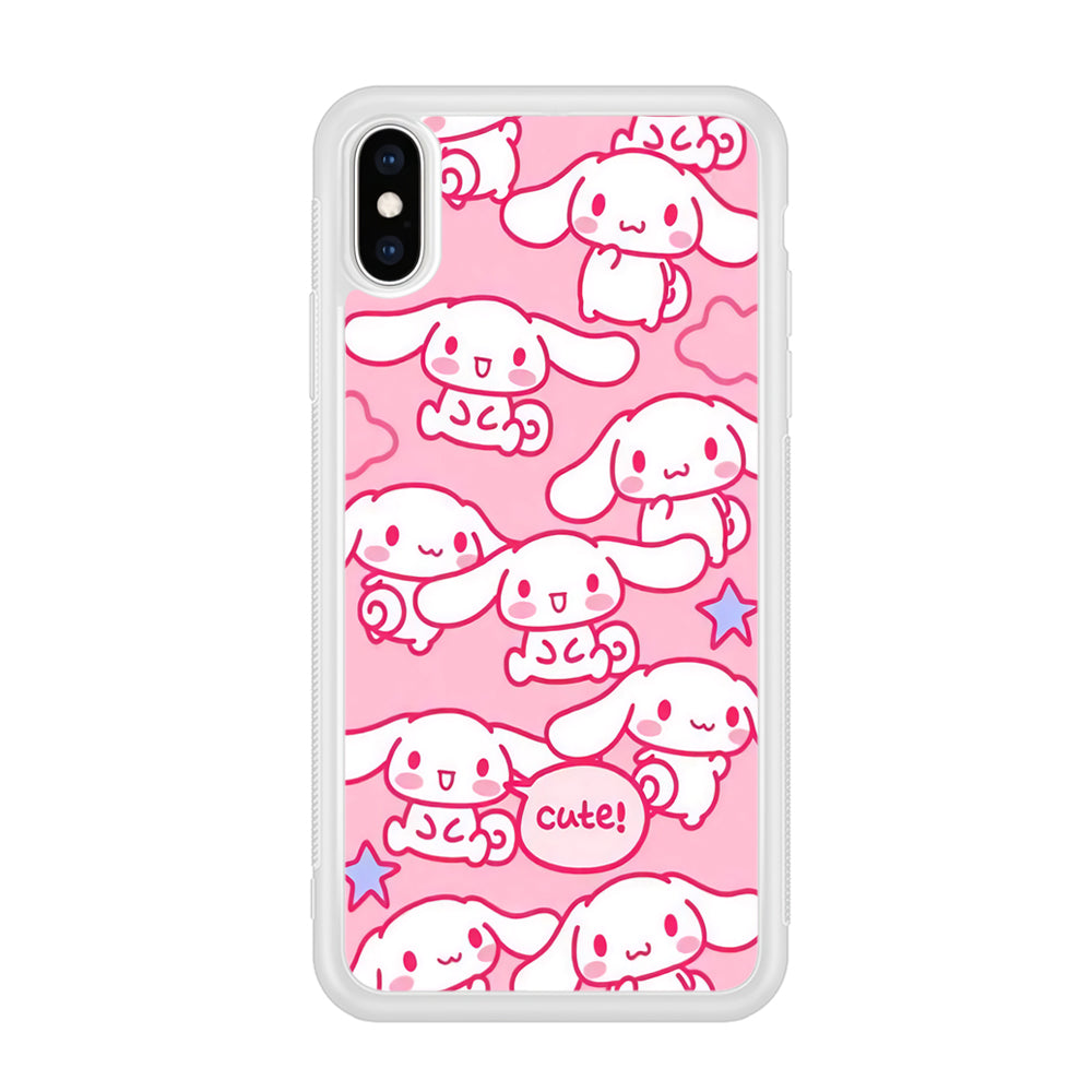 Cinnamoroll Cute Pink iPhone X Case