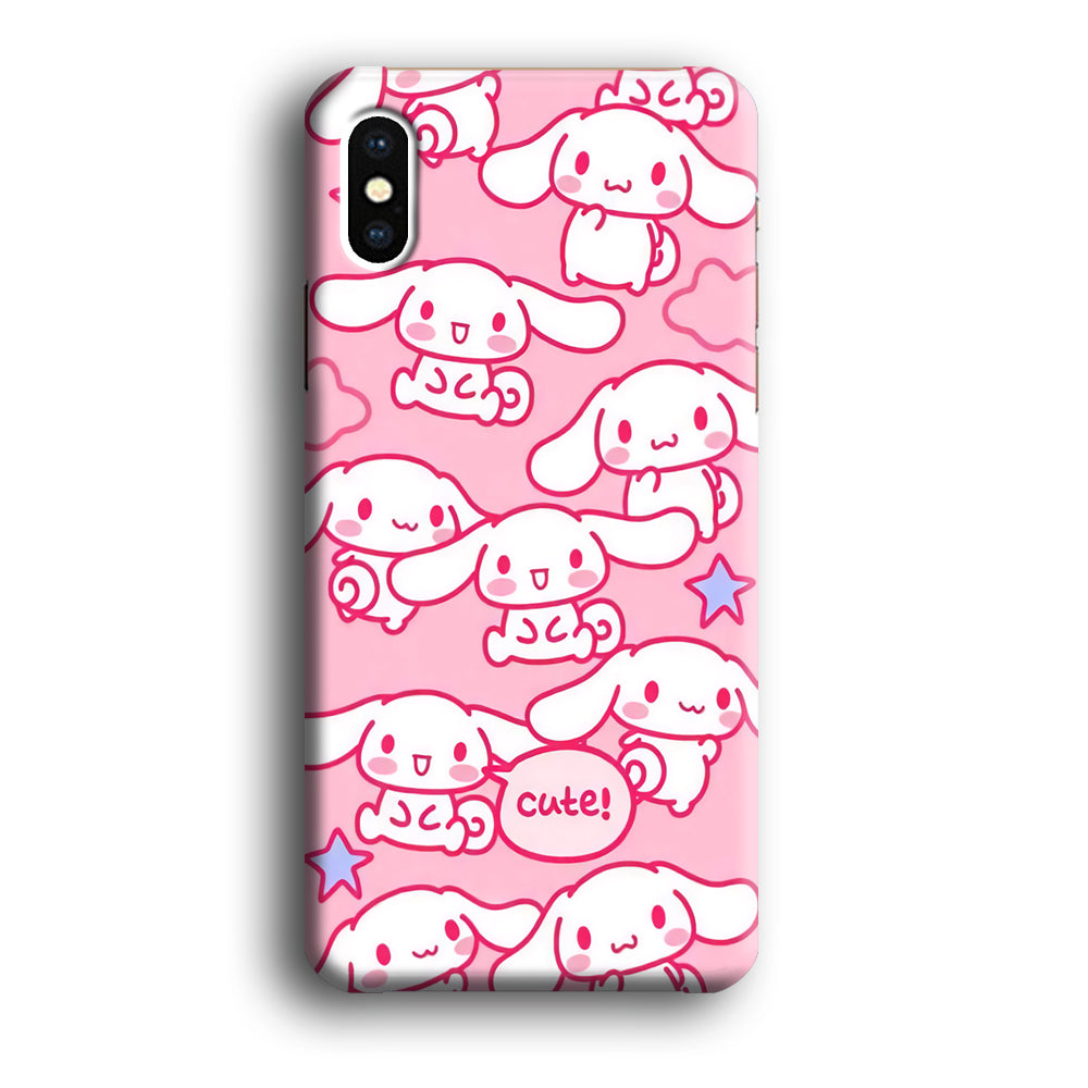 Cinnamoroll Cute Pink iPhone X Case